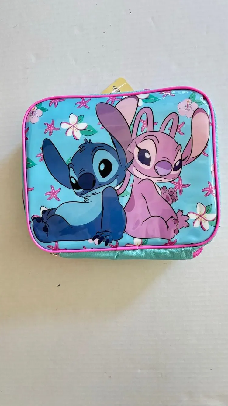 Disneys adorable Stitch and Angel lunch box bag utilitysa
